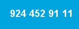 924 452 91 11 924 452 91 11
